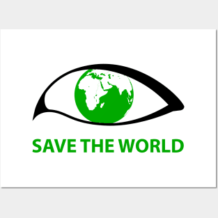 Save the World Posters and Art